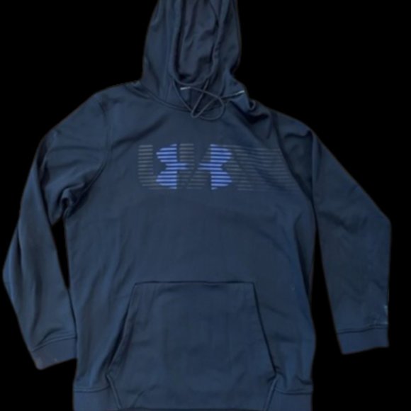 Men's Under Armour Fleece Sweatshirt - Large Blue - Picture 1 of 2